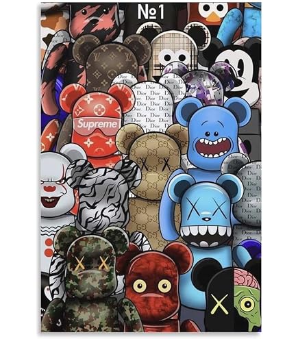Amazon.co.jp: アートパネル KAWS Sesame Street 絵画 インテリア